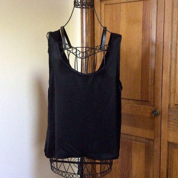 Zara black Viscose Tank, Medium,New - Picture 2 of 5